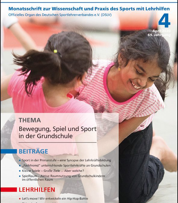 Neue Ausgabe der Zeitschrift Sportunterricht: April 2020