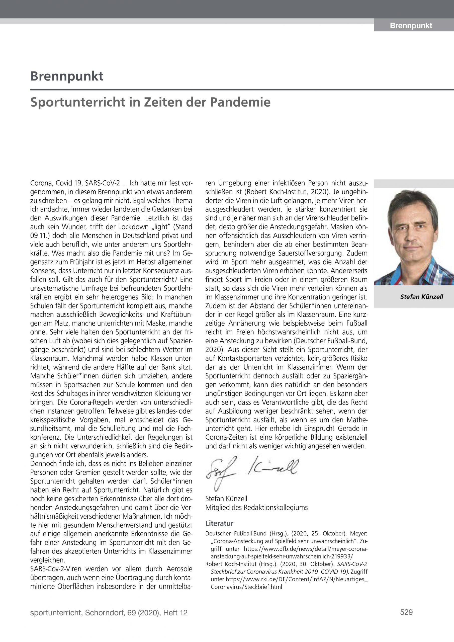 Brennpunkt Ausgabe August 2020