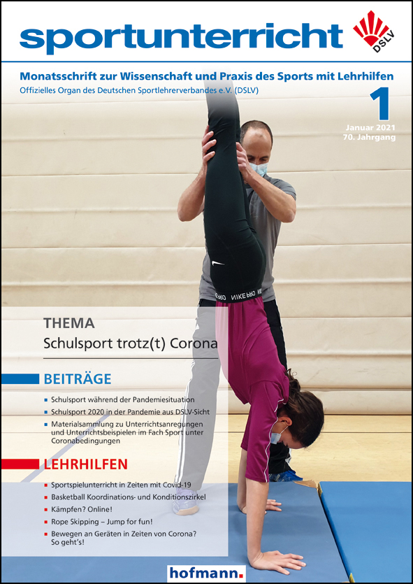 Zeitschrift sportunterricht Cover August 2020