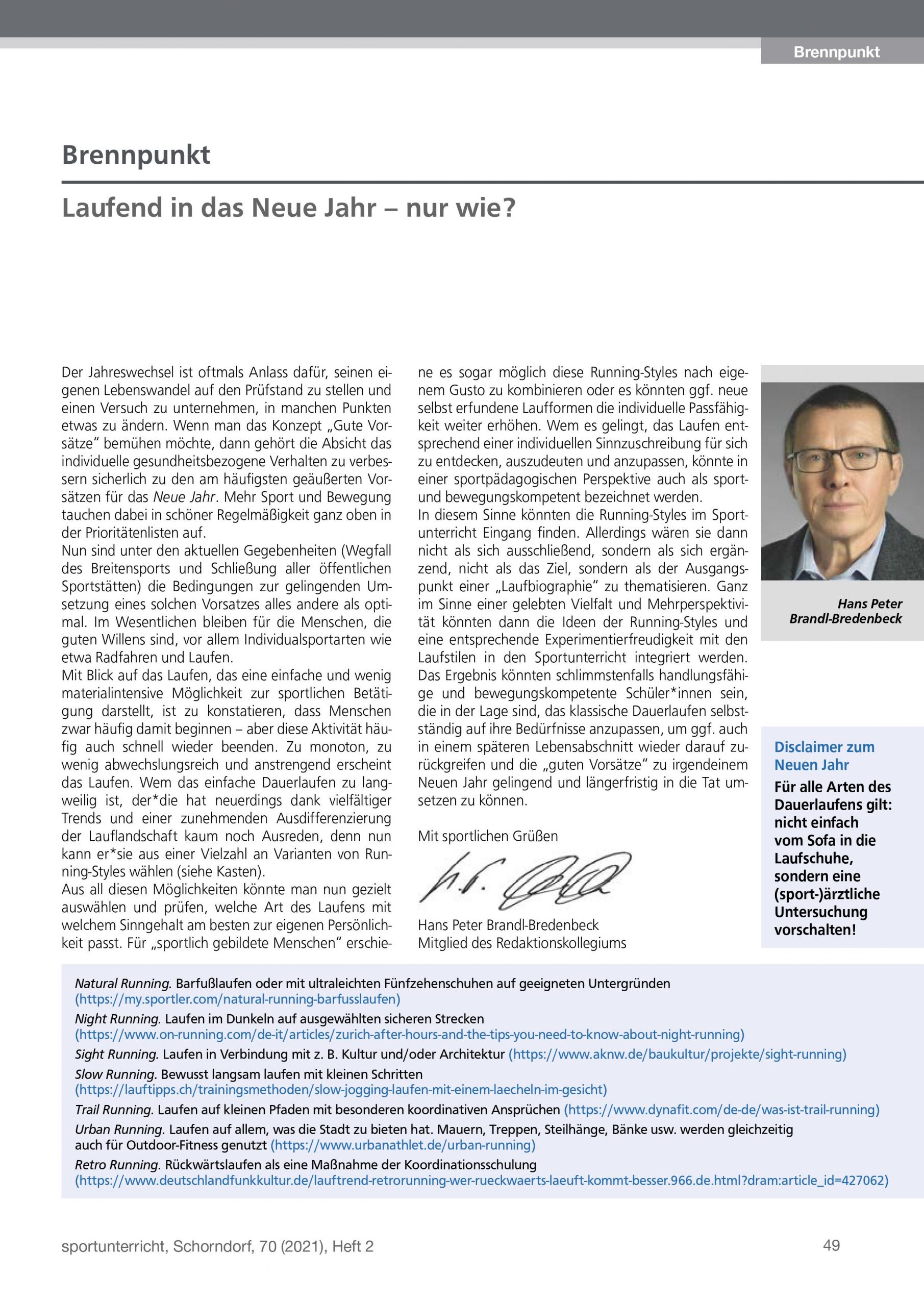 Brennpunkt Ausgabe August 2020