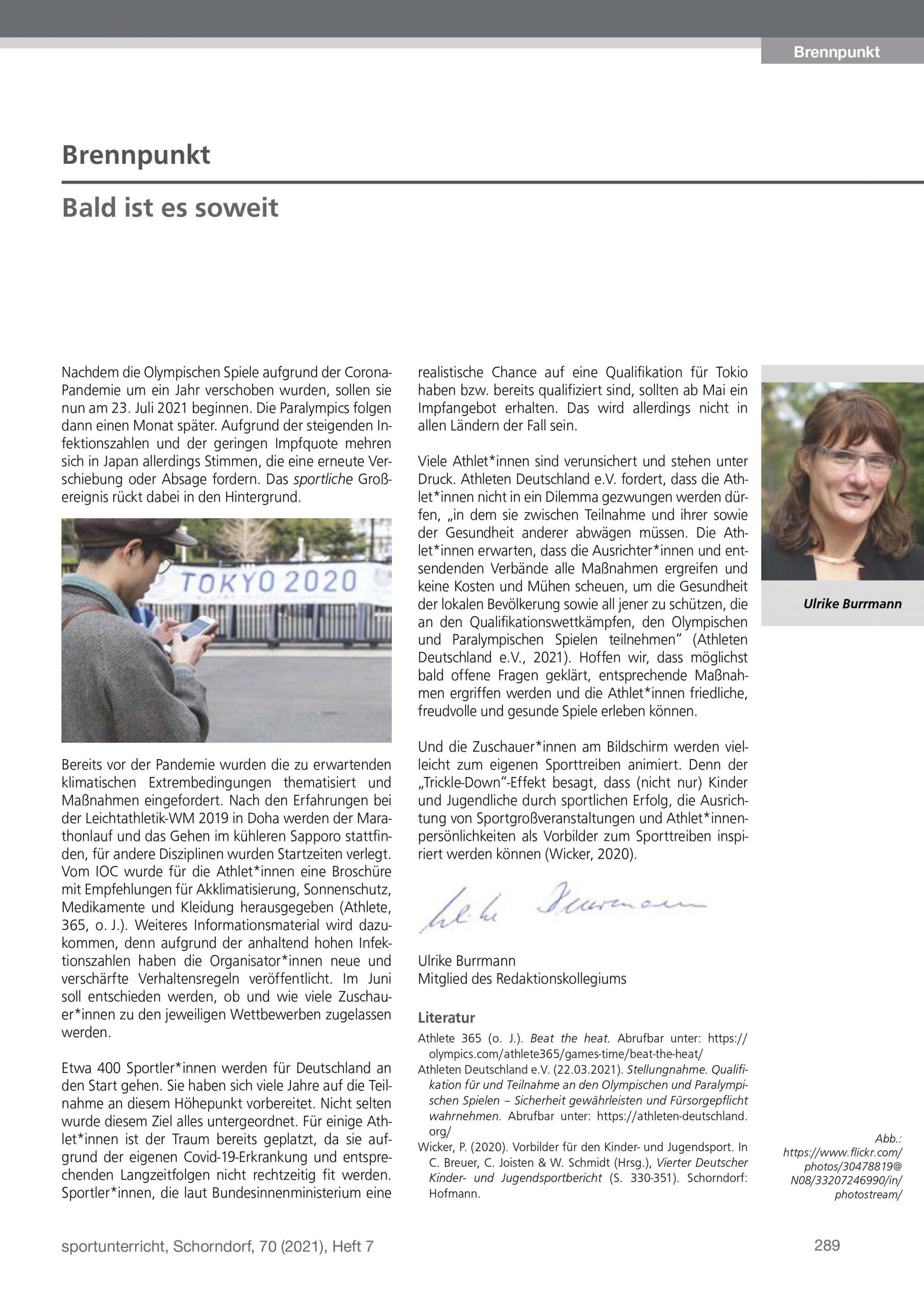 Brennpunkt Ausgabe August 2020