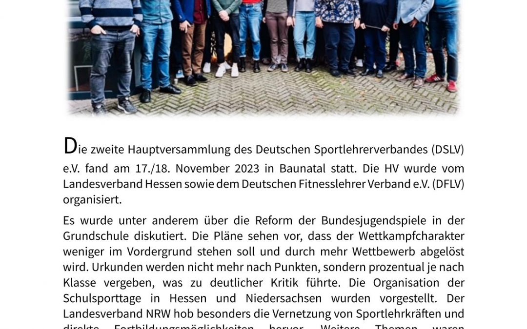 Bericht 2. HV 2023 Baunatal