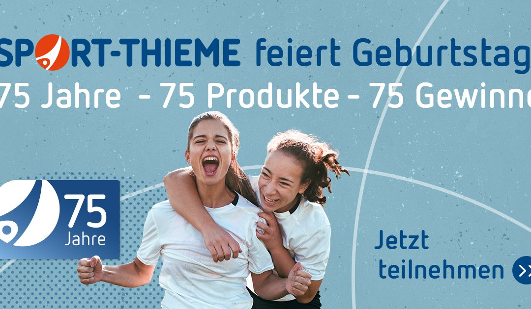 Gewinnspiel 75 Jahre Sport-Thieme