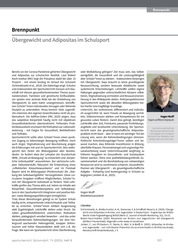 Brennpunkt Ausgabe August 2020
