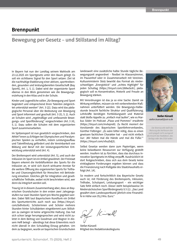 Brennpunkt Ausgabe August 2020