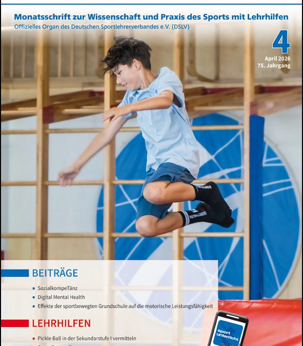 Neue Ausgabe der Zeitschrift sportunterricht: April 2026