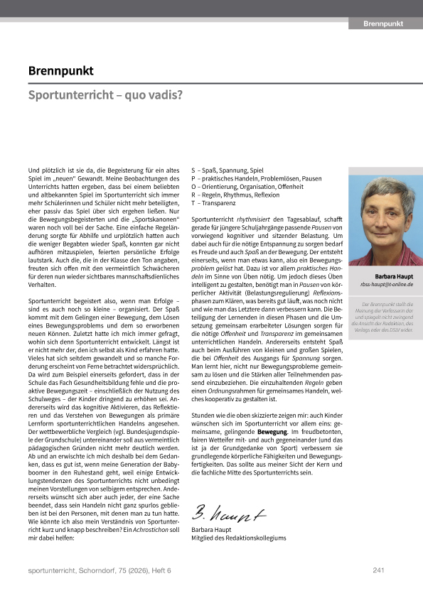 Brennpunkt Ausgabe August 2020